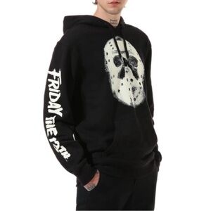 VANS X HORROR Friday The 13th Sweater Pullover Hoodie Glow in the Dark